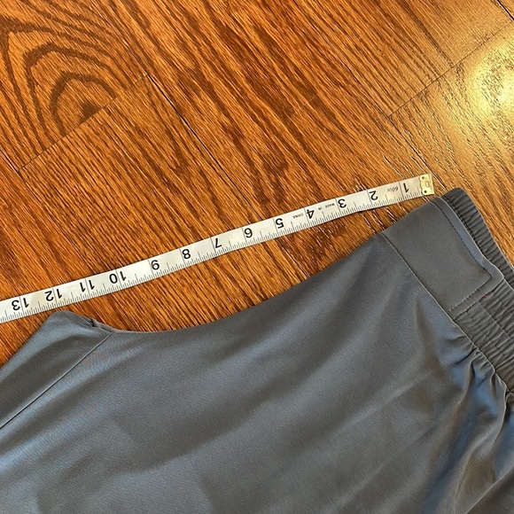 IMAN global chic gray wide leg SHORT pull on pants relaxed fit size Large short - Picture 11 of 12